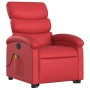 Red Artificial Leather Foot Massage Recliner by , Armchairs - Ref: Foro24-3204052, Price: 270,01 €, Discount: %