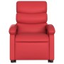 Sillón reclinable de masaje de pie cuero artificial rojo de , Sillones - Ref: Foro24-3204052, Precio: 270,01 €, Descuento: %