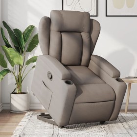 Reclining and elevating armchair in gray taupe fabric by , Armchairs - Ref: Foro24-3204490, Price: 305,89 €, Discount: %