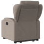 Reclining and elevating armchair in gray taupe fabric by , Armchairs - Ref: Foro24-3204490, Price: 305,89 €, Discount: %