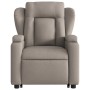 Reclining and elevating armchair in gray taupe fabric by , Armchairs - Ref: Foro24-3204490, Price: 305,89 €, Discount: %