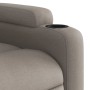 Reclining and elevating armchair in gray taupe fabric by , Armchairs - Ref: Foro24-3204490, Price: 305,89 €, Discount: %