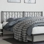 Black metal headboard 193 cm by , Headboards and footboards - Ref: Foro24-374474, Price: 37,38 €, Discount: %