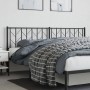 Black metal headboard 193 cm by , Headboards and footboards - Ref: Foro24-374474, Price: 37,38 €, Discount: %