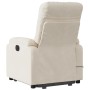 Electric massage chair with liftable recliner, beige fabric by , Armchairs - Ref: Foro24-3204955, Price: 340,89 €, Discount: %