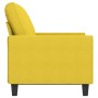 Sofá de 2 plazas de tela amarillo claro 120 cm de , Sofás - Ref: Foro24-359388, Precio: 223,95 €, Descuento: %