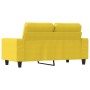 2-Sitzer-Sofa aus hellgelbem Stoff 120 cm von , Sofas - Ref: Foro24-359388, Preis: 223,95 €, Rabatt: %