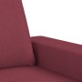 3-Sitzer-Sofa aus rotem Stoff 180 cm von , Sofas - Ref: Foro24-359405, Preis: 317,99 €, Rabatt: %