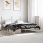 Estructura de cama con cabecero metal blanca 160x200 cm de , Camas y somieres - Ref: Foro24-374391, Precio: 98,83 €, Descuent...