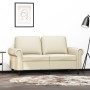 2-seater cream-colored synthetic leather sofa, 120 cm by , Sofas - Ref: Foro24-359500, Price: 235,10 €, Discount: %