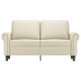 2-seater cream-colored synthetic leather sofa, 120 cm by , Sofas - Ref: Foro24-359500, Price: 235,10 €, Discount: %