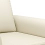 2-seater cream-colored synthetic leather sofa, 120 cm by , Sofas - Ref: Foro24-359500, Price: 235,10 €, Discount: %