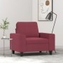 Red wine fabric armchair, 60 cm by , Sofas - Ref: Foro24-359381, Price: 189,21 €, Discount: %