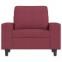 Red wine fabric armchair, 60 cm by , Sofas - Ref: Foro24-359381, Price: 189,21 €, Discount: %