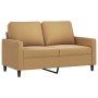 Braunes 2-Sitzer-Sofa aus Samt, 120 cm von , Sofas - Ref: Foro24-359196, Preis: 205,28 €, Rabatt: %