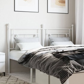 Cabecero de metal blanco 150 cm de , Cabeceros y pies de cama - Ref: Foro24-374422, Precio: 40,99 €, Descuento: %