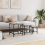 Stackable coffee tables set of 3, engineered wood, Sonoma gray. by , Coffee table - Ref: Foro24-838936, Price: 39,06 €, Disco...