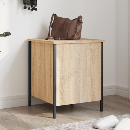 Storage bench made of Sonoma oak wood, 40x42.5x50 cm. by , Benches for halls and storage - Ref: Foro24-839009, Price: 44,69 €...