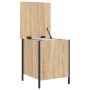 Sonoma Aufbewahrungsbank aus Eichenholz 40x42,5x50 cm von , Bänke für Hallen und Lager - Ref: Foro24-839009, Preis: 44,69 €, ...