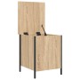 Sonoma Aufbewahrungsbank aus Eichenholz 40x42,5x50 cm von , Bänke für Hallen und Lager - Ref: Foro24-839009, Preis: 44,69 €, ...