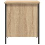 Storage bench made of Sonoma oak wood, 40x42.5x50 cm. by , Benches for halls and storage - Ref: Foro24-839009, Price: 44,69 €...