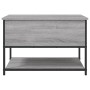 Banco de almacenaje madera ingeniería gris Sonoma 70x42,5x47 cm de , Bancos para recibidores y almacenamiento - Ref: Foro24-8...