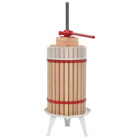 Prensa de vino y fruta con paño de tela 30 L madera de roble de vidaXL, Producción de vino - Ref: Foro24-144745, Precio: 189,...