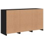 Sideboard mit schwarzen LED-Leuchten 123x37x67 cm von , Sideboards - Ref: Foro24-3209080, Preis: 179,94 €, Rabatt: %