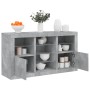 Sideboard with LED lights in concrete gray 123x37x67 cm by , Sideboards - Ref: Foro24-3209082, Price: 161,43 €, Discount: %