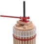 Prensa de vino y fruta con paño de tela 30 L madera de roble de vidaXL, Producción de vino - Ref: Foro24-144745, Precio: 189,...