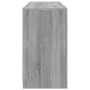 Aparador con luces LED gris Sonoma 123x37x67 cm de , Aparadores - Ref: Foro24-3209063, Precio: 155,35 €, Descuento: %