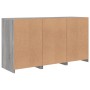 Sideboard with Sonoma grey LED lights 123x37x67 cm by , Sideboards - Ref: Foro24-3209063, Price: 148,31 €, Discount: %