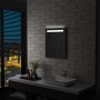 Espejo de pared de baño con LED 50x60 cm de vidaXL, Espejos - Ref: Foro24-144708, Precio: 65,76 €, Descuento: %