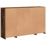 Sideboard with LED light 3 pieces engineered wood smoked oak by , Sideboards - Ref: Foro24-3209139, Price: 219,48 €, Discount: %