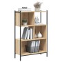 Engineered wood bookshelf in Sonoma oak, 72x28x109 cm by , Bookcases and shelves - Ref: Foro24-838884, Price: 59,96 €, Discou...