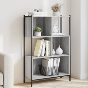 Estantería madera de ingeniería gris Sonoma 72x28x109 cm de , Librerías y estanterías - Ref: Foro24-838886, Precio: 62,99 €, ...