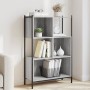 Engineered wood Sonoma gray bookshelf 72x28x109 cm by , Bookcases and shelves - Ref: Foro24-838886, Price: 61,12 €, Discount: %