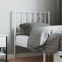 Cabecero de metal blanco 75 cm de , Cabeceros y pies de cama - Ref: Foro24-374512, Precio: 21,27 €, Descuento: %