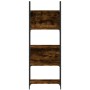 5-shelf bookcase in smoked oak wood, 60.5x24x166.5 cm by , Bookcases and shelves - Ref: Foro24-838865, Price: 49,32 €, Discou...