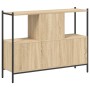 Engineered wood bookshelf in Sonoma oak 102x28x77.5 cm by , Bookcases and shelves - Ref: Foro24-838899, Price: 59,98 €, Disco...