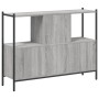 Engineered wood Sonoma gray bookshelf 102x28x77.5 cm by , Bookcases and shelves - Ref: Foro24-838901, Price: 59,97 €, Discoun...