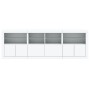 Sideboard mit weißen LED-Leuchten 202x37x67 cm von , Sideboards - Ref: Foro24-3209009, Preis: 229,52 €, Rabatt: %