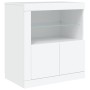 Aparador con luces LED blanco 181,5x37x67 cm de , Aparadores - Ref: Foro24-3209037, Precio: 208,08 €, Descuento: %