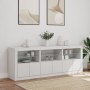 Sideboard with white LED lights 181.5x37x67 cm by , Sideboards - Ref: Foro24-3209002, Price: 220,33 €, Discount: %