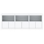 Sideboard with white LED lights 181.5x37x67 cm by , Sideboards - Ref: Foro24-3209002, Price: 220,33 €, Discount: %