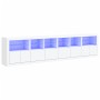 Sideboard with white LED lights 283x37x67 cm by , Sideboards - Ref: Foro24-3209016, Price: 306,84 €, Discount: %