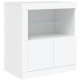 Sideboard mit weißen LED-Leuchten 283x37x67 cm von , Sideboards - Ref: Foro24-3209016, Preis: 306,84 €, Rabatt: %