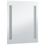 Espejo de pared de baño con LED 60x80 cm de vidaXL, Espejos - Ref: Foro24-144703, Precio: 114,39 €, Descuento: %