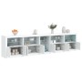 Sideboard with white LED lights 283x37x67 cm by , Sideboards - Ref: Foro24-3209023, Price: 341,49 €, Discount: %