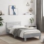 Cama con cabecero madera de ingeniería gris hormigón 90x200 cm de , Camas y somieres - Ref: Foro24-838536, Precio: 83,93 €, D...